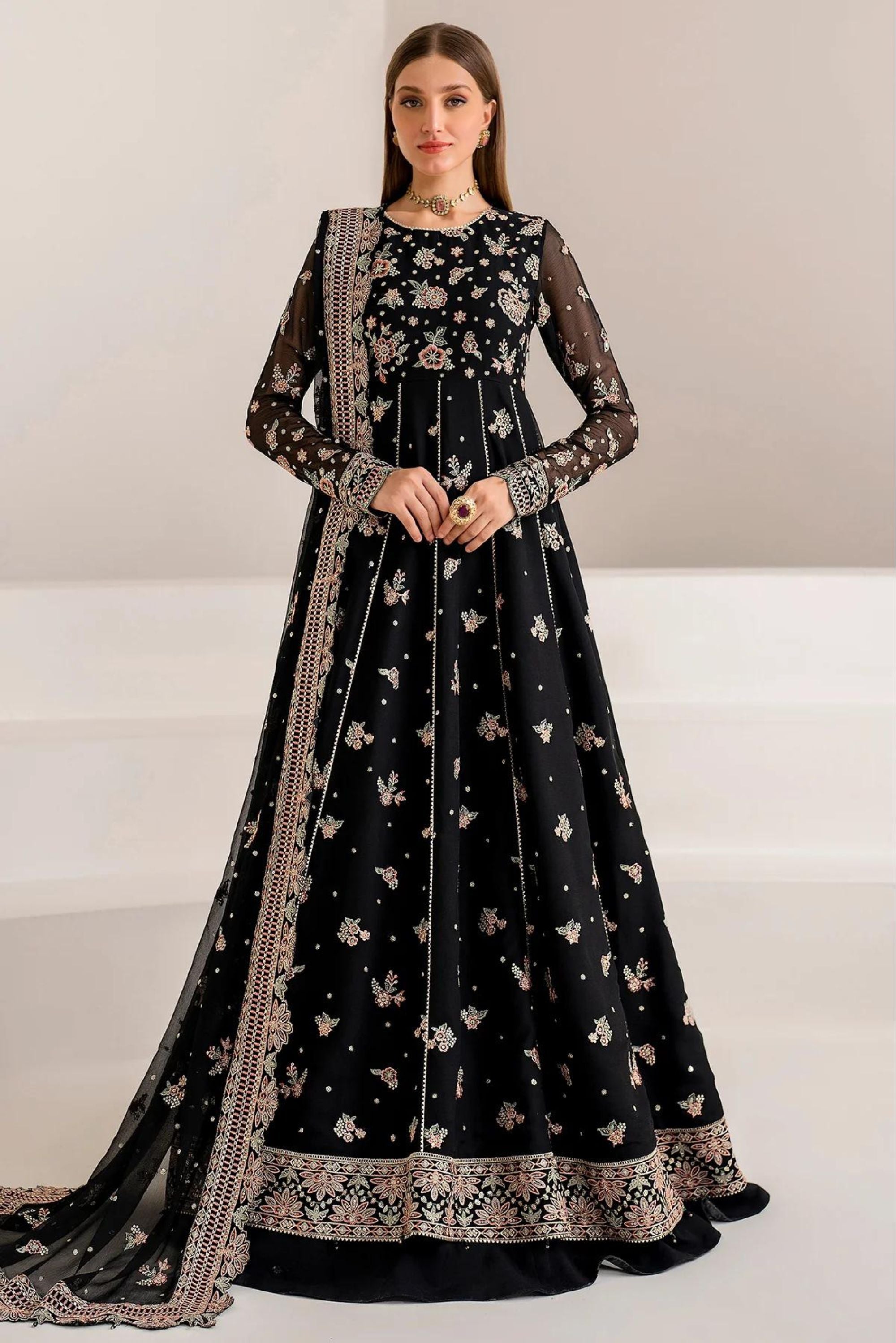 Black pakistani maxi hotsell