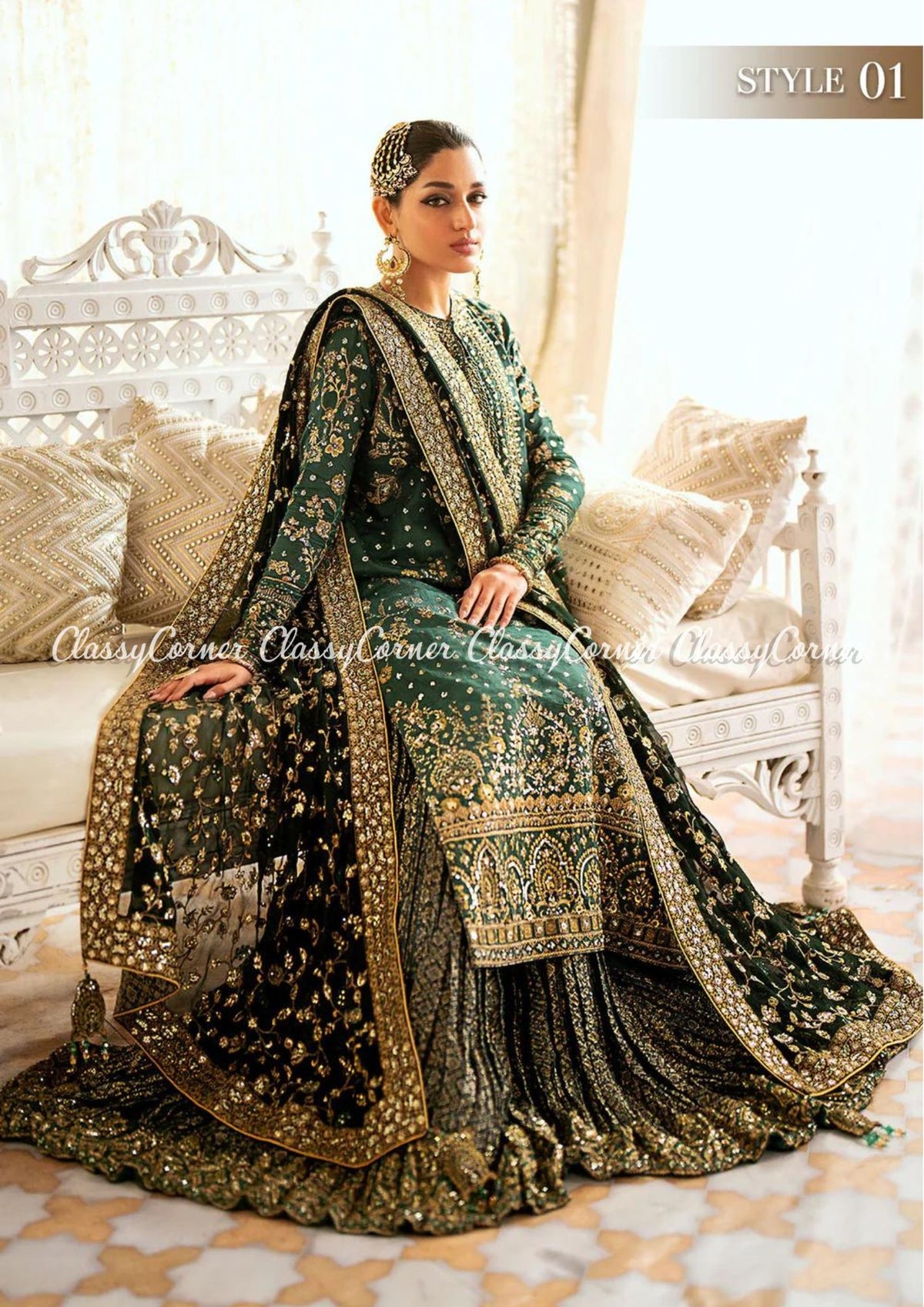 Pakistani wedding Gharara Sharara