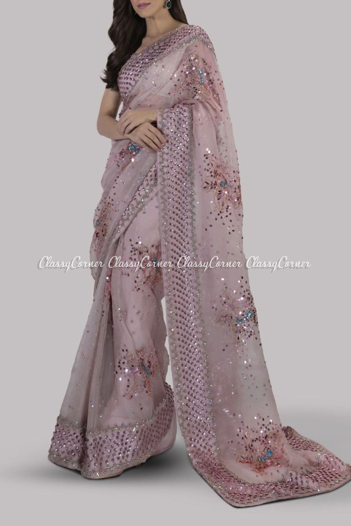 Pakistani Bridal Wear Saree For Ladies