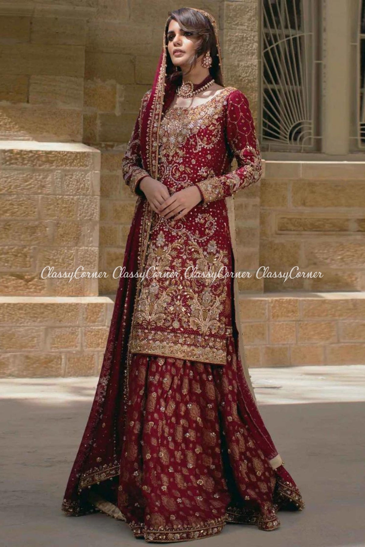 Pakistani wedding Gharara