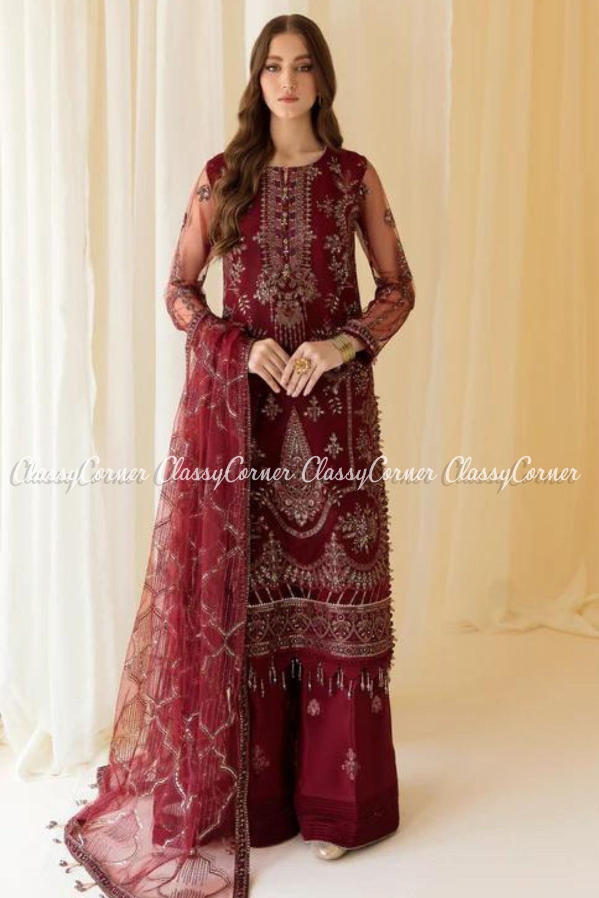 women's formal wear for pakistani wedding 