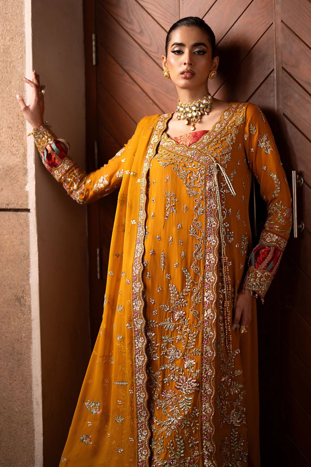 Pakistani Mehndi Wear Dress