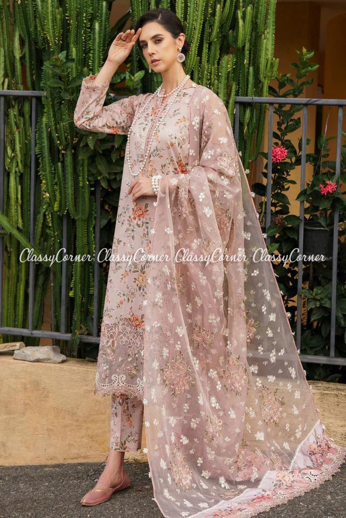 Pakistani Lawn Printed Salwar Kameez