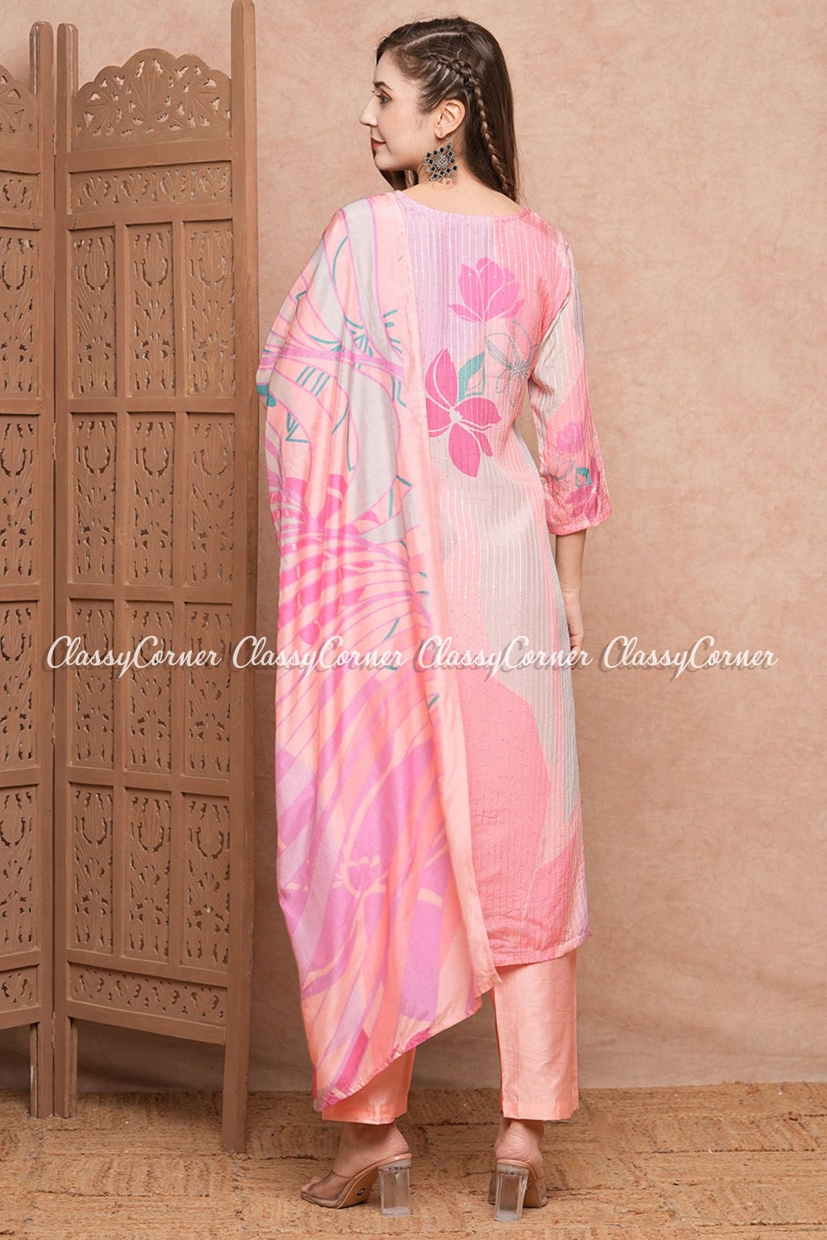 Indian Readymade Floral Suit