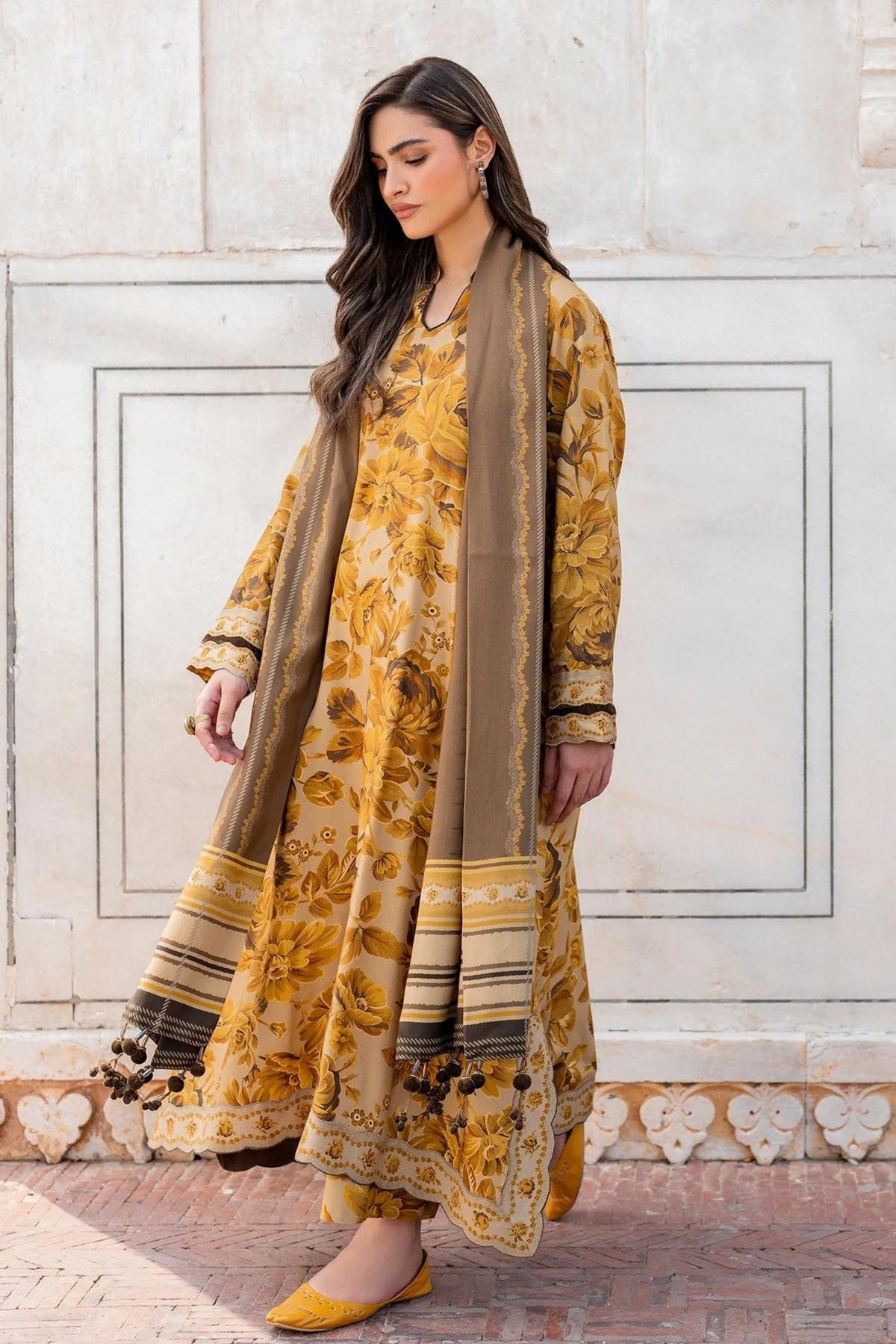 Pakistani winter wear suits for women