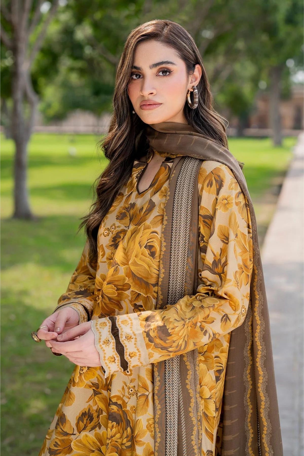 Pakistani winter wear suits for women