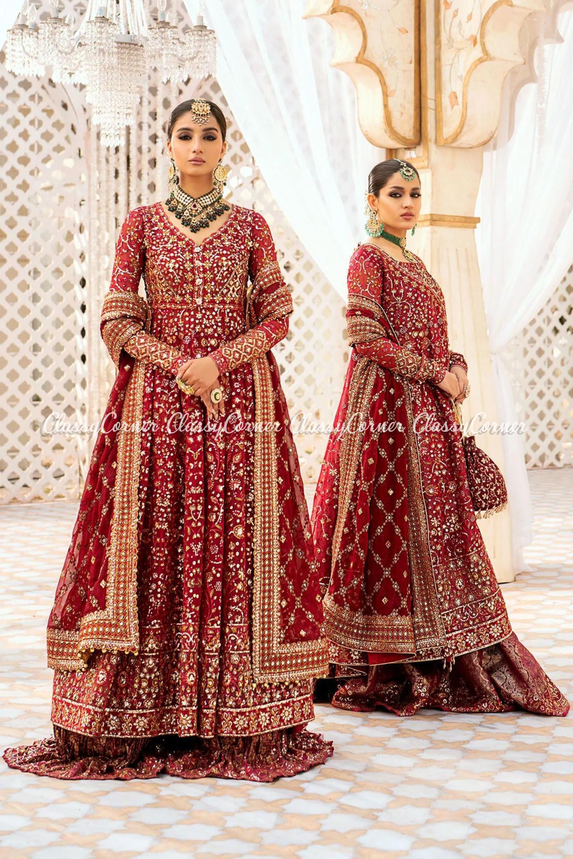 Pakistani wedding anarkali dresses