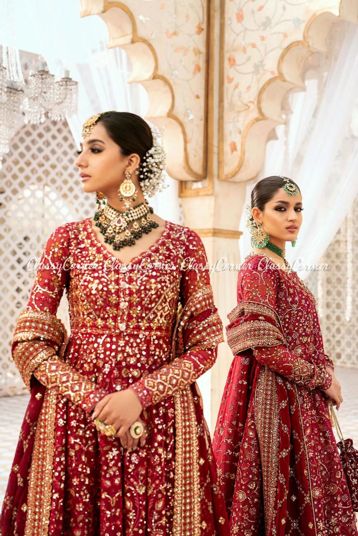 Traditional Pakistani wedding wear