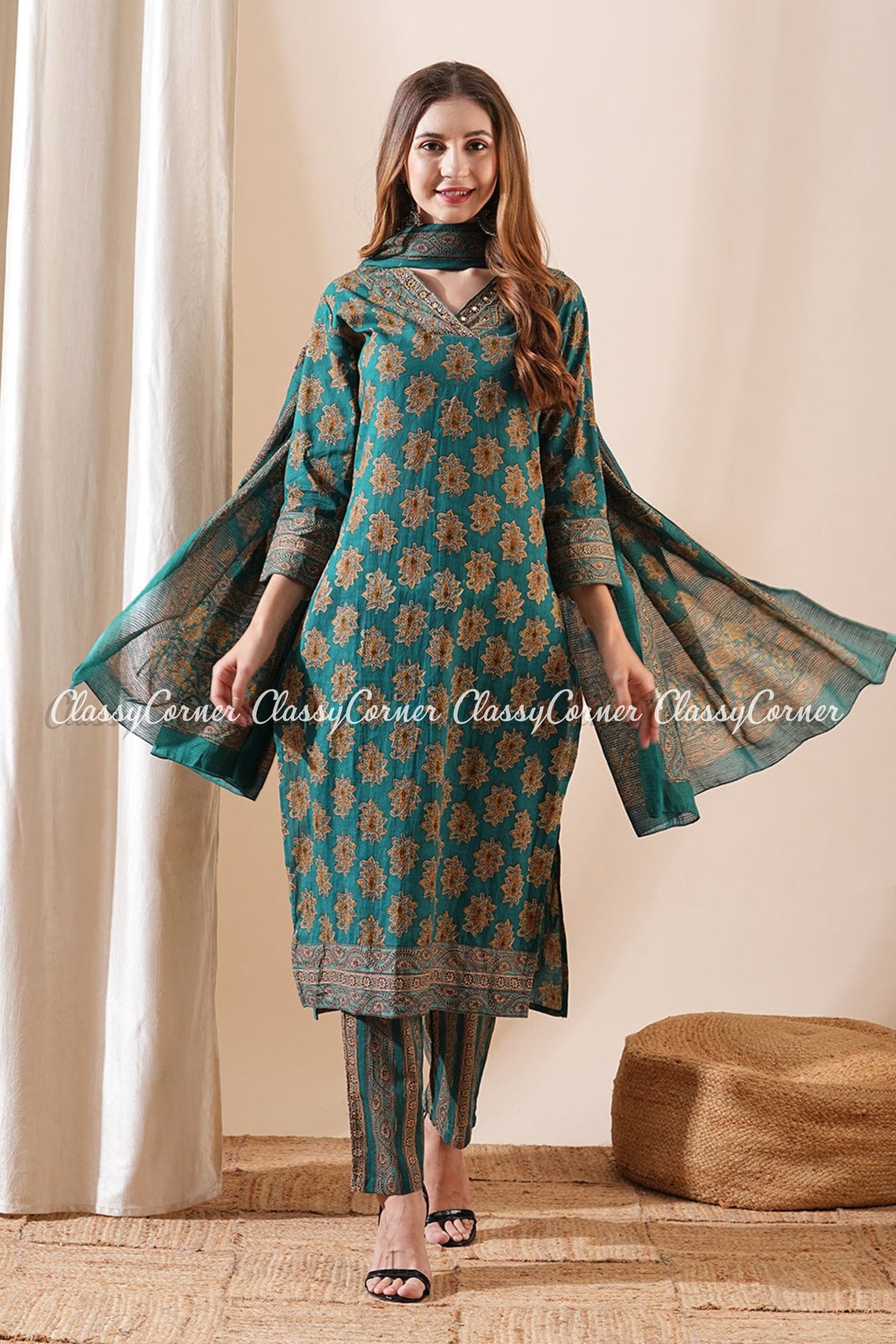 Indian Readymade Cotton Salwar Kameez