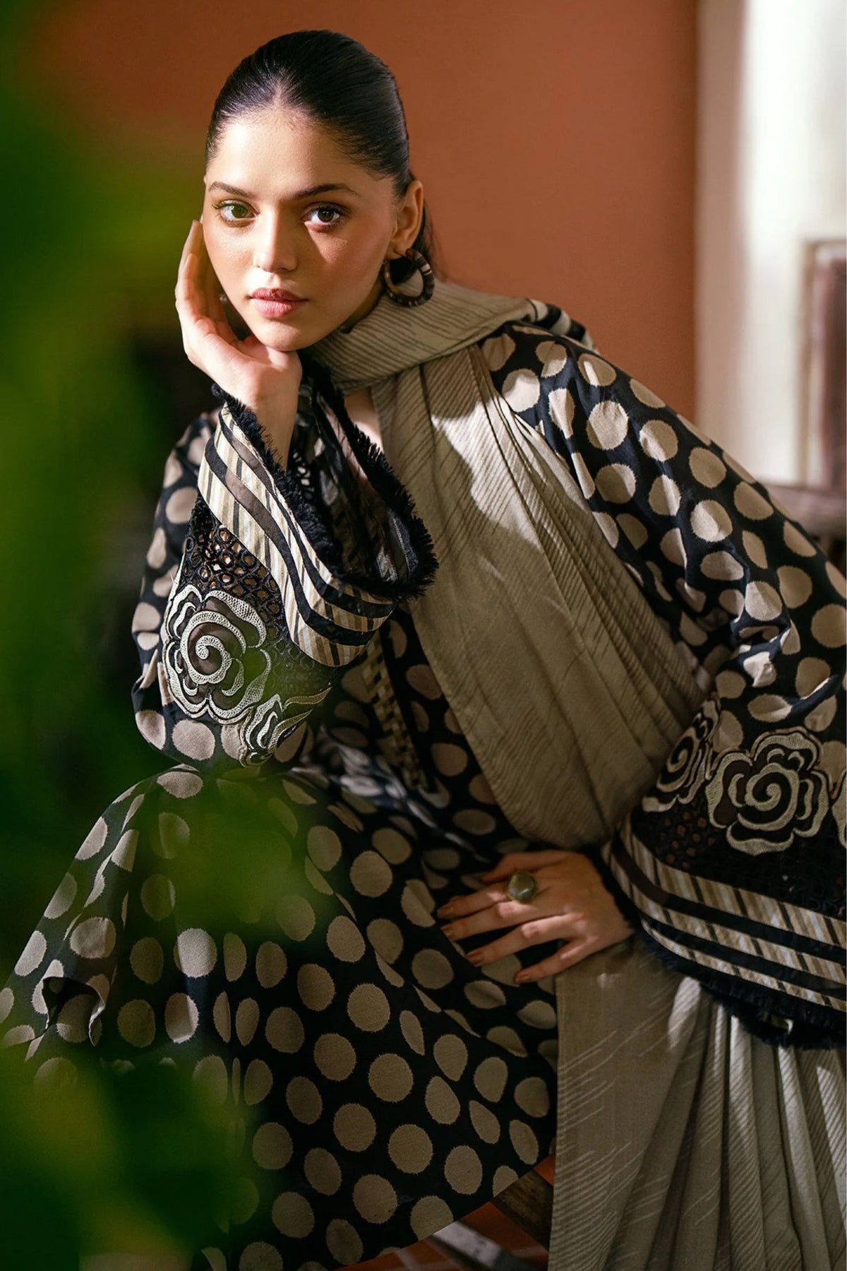 Pakistani Printed Viscose 3PC Suit