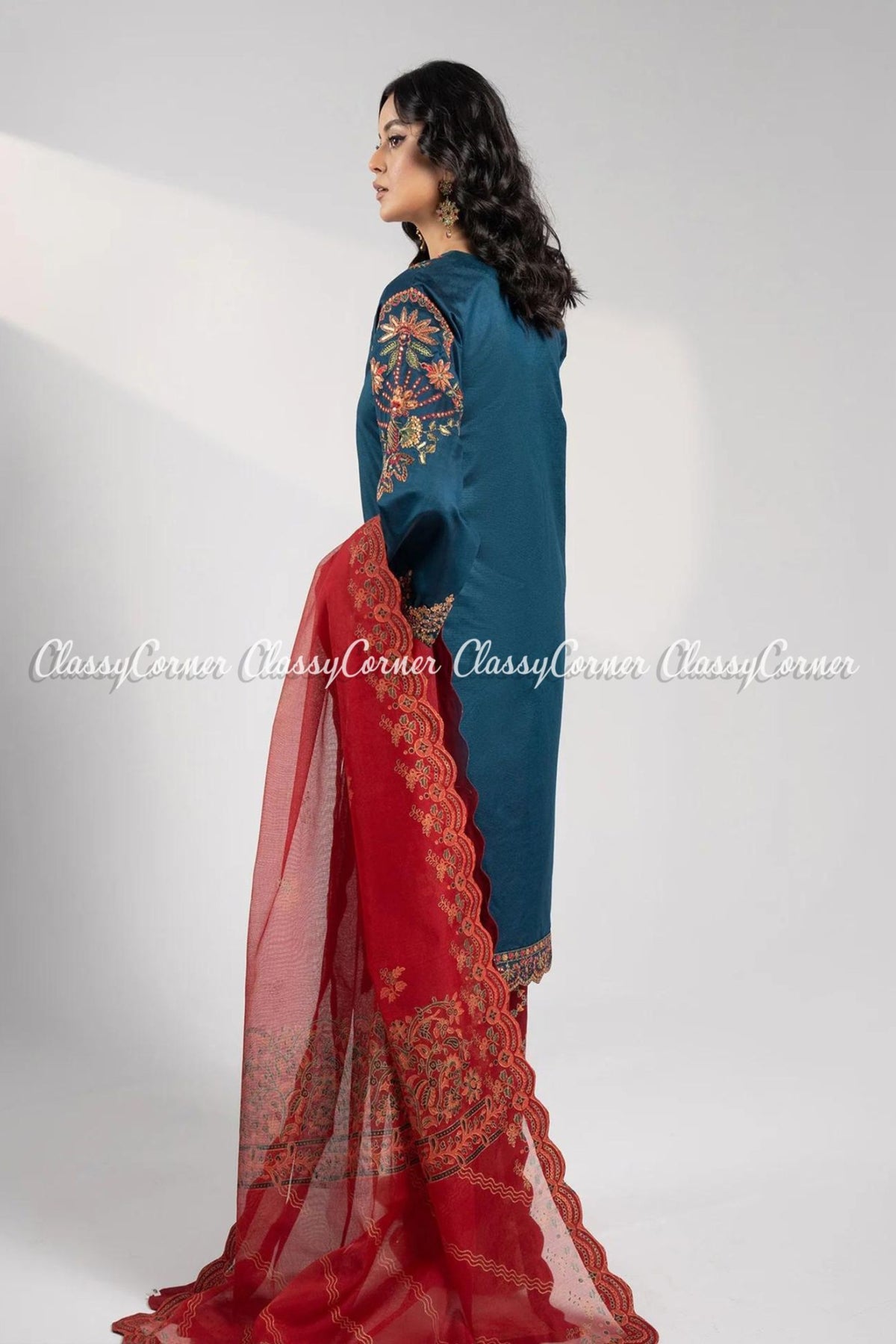 Zinc Katan Embroidered Salwar Kameez