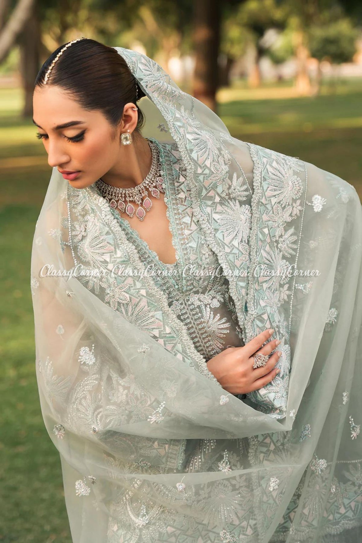 Pakistani wedding Sharara suits