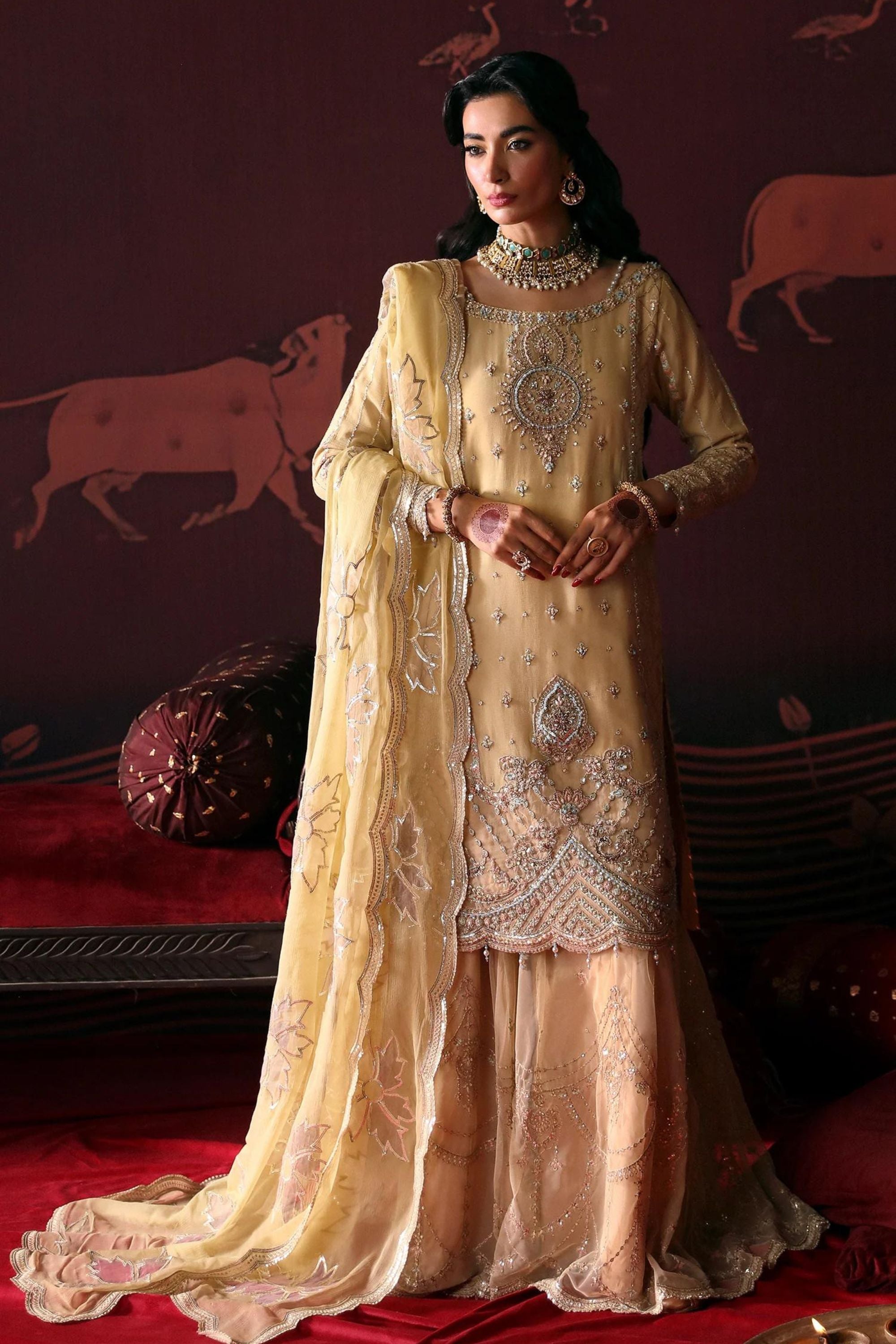 Pakistani Wedding Sharara Suits