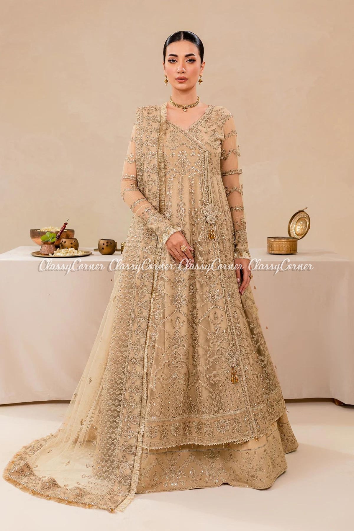 Pakistani Formal Gown For Wedding