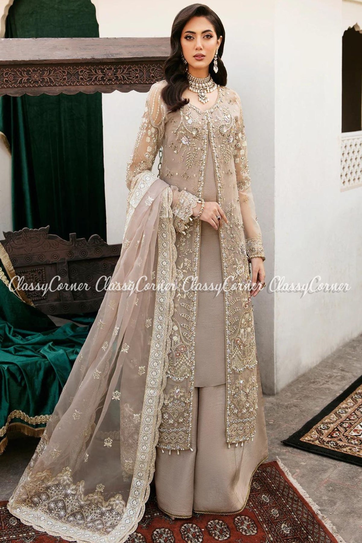 Pakistani wedding ensembles for females