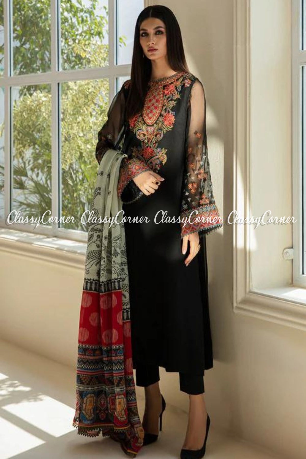 simple formal dresses pakistani 