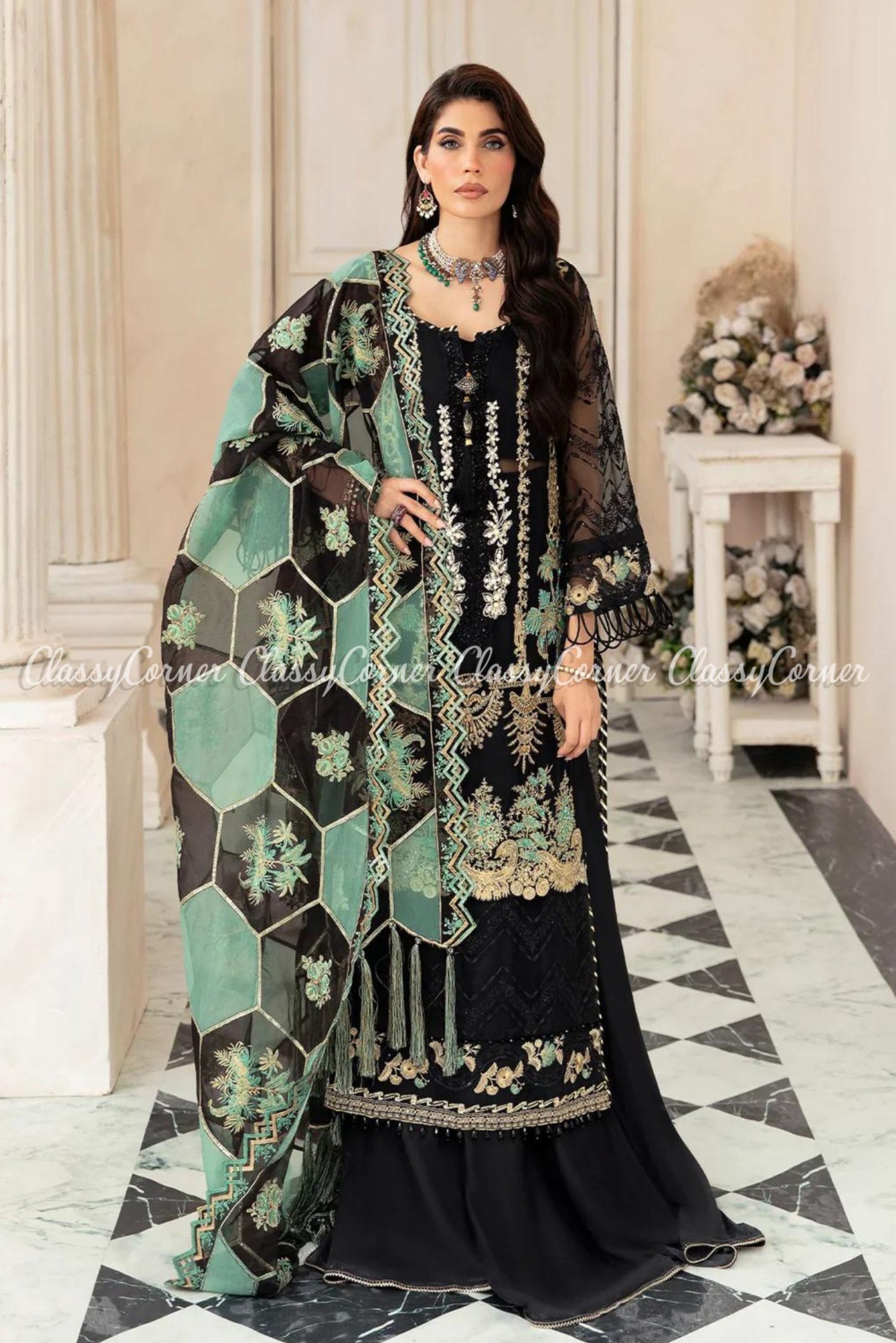 Pakistani Wedding Sharara Suits