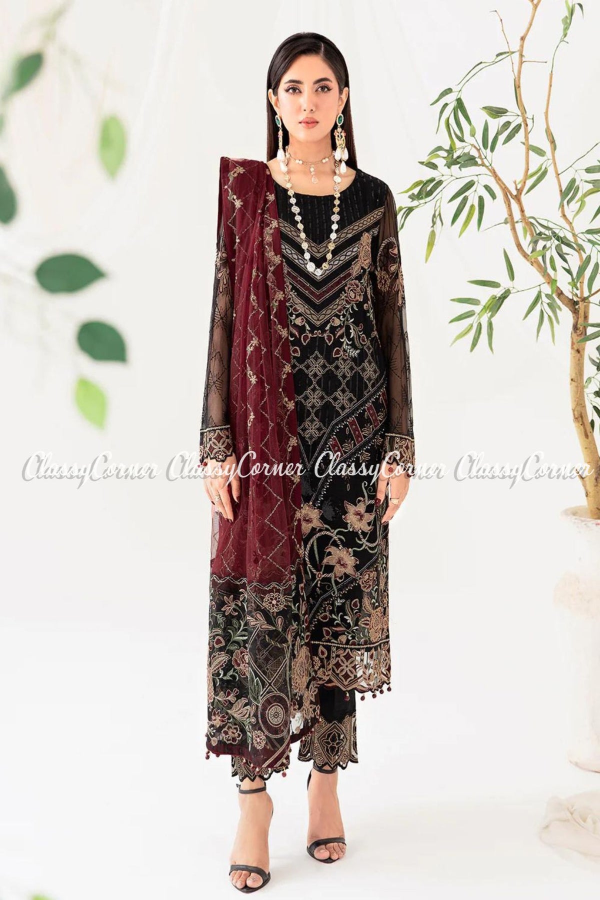 Pakistani Chiffon Suit