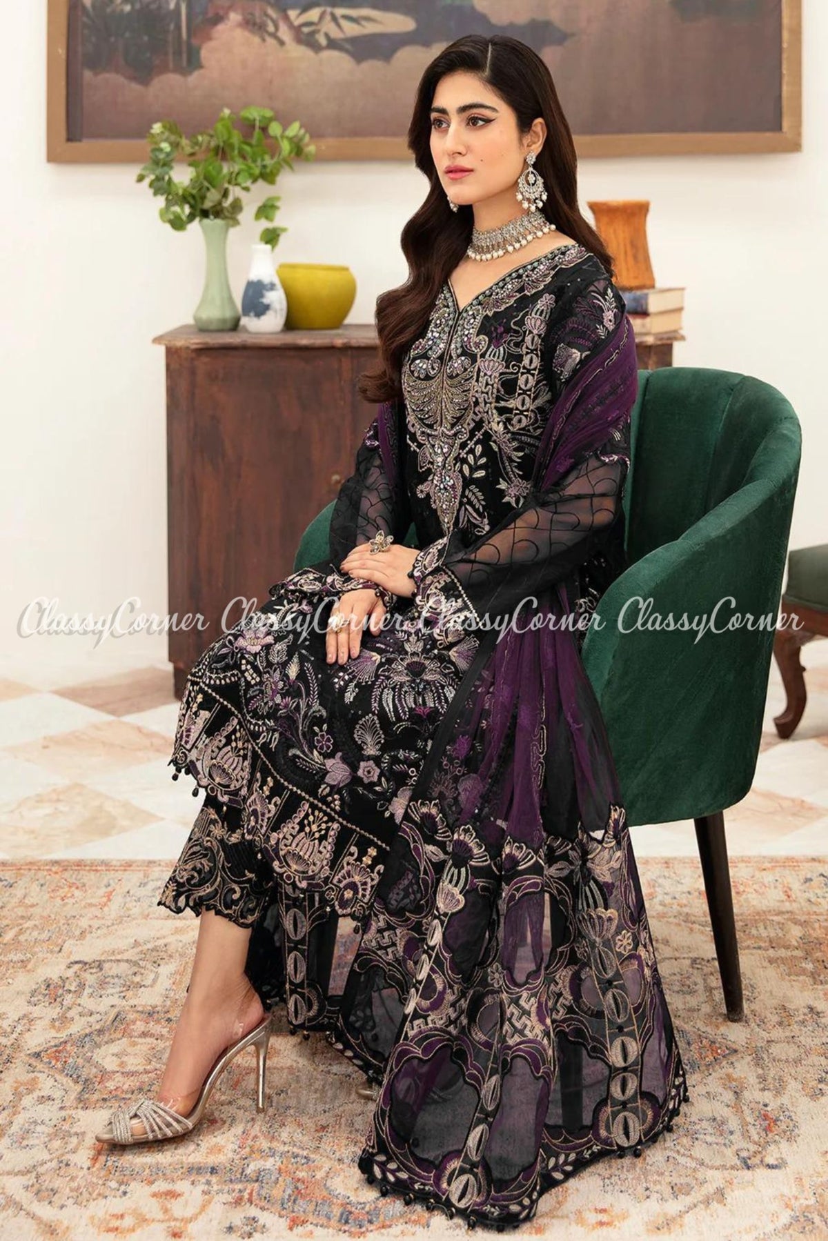 wedding guest outfits pakistani