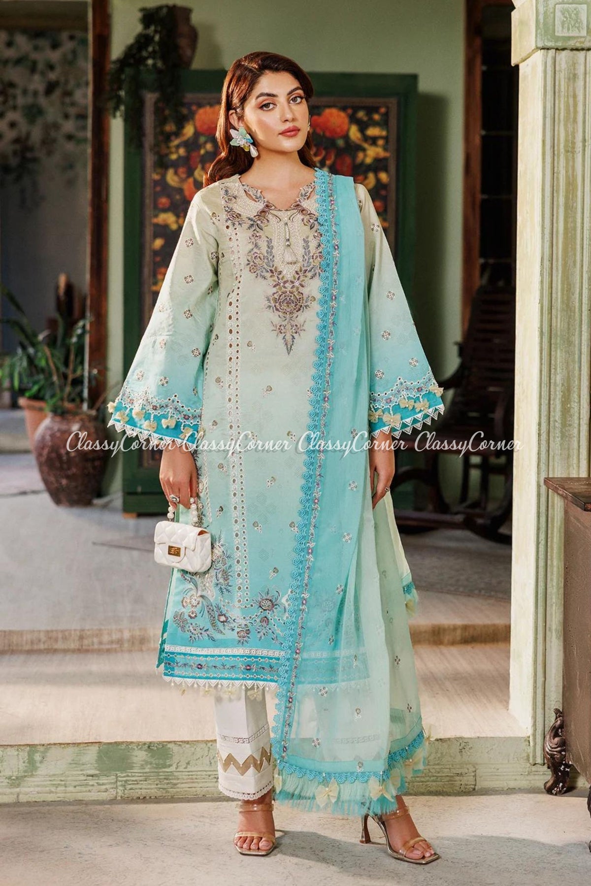 Pakistani Shade Dresses For Ladies