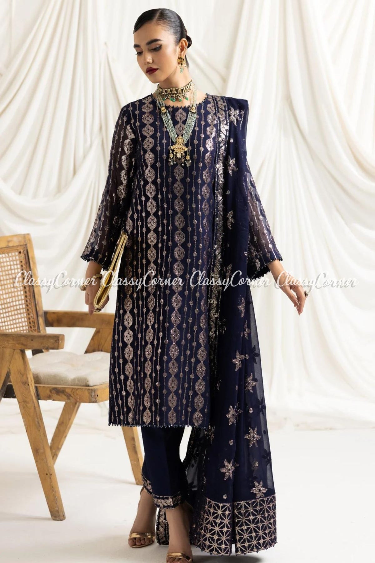 women&#39;s formal wear for pakistani wedding 