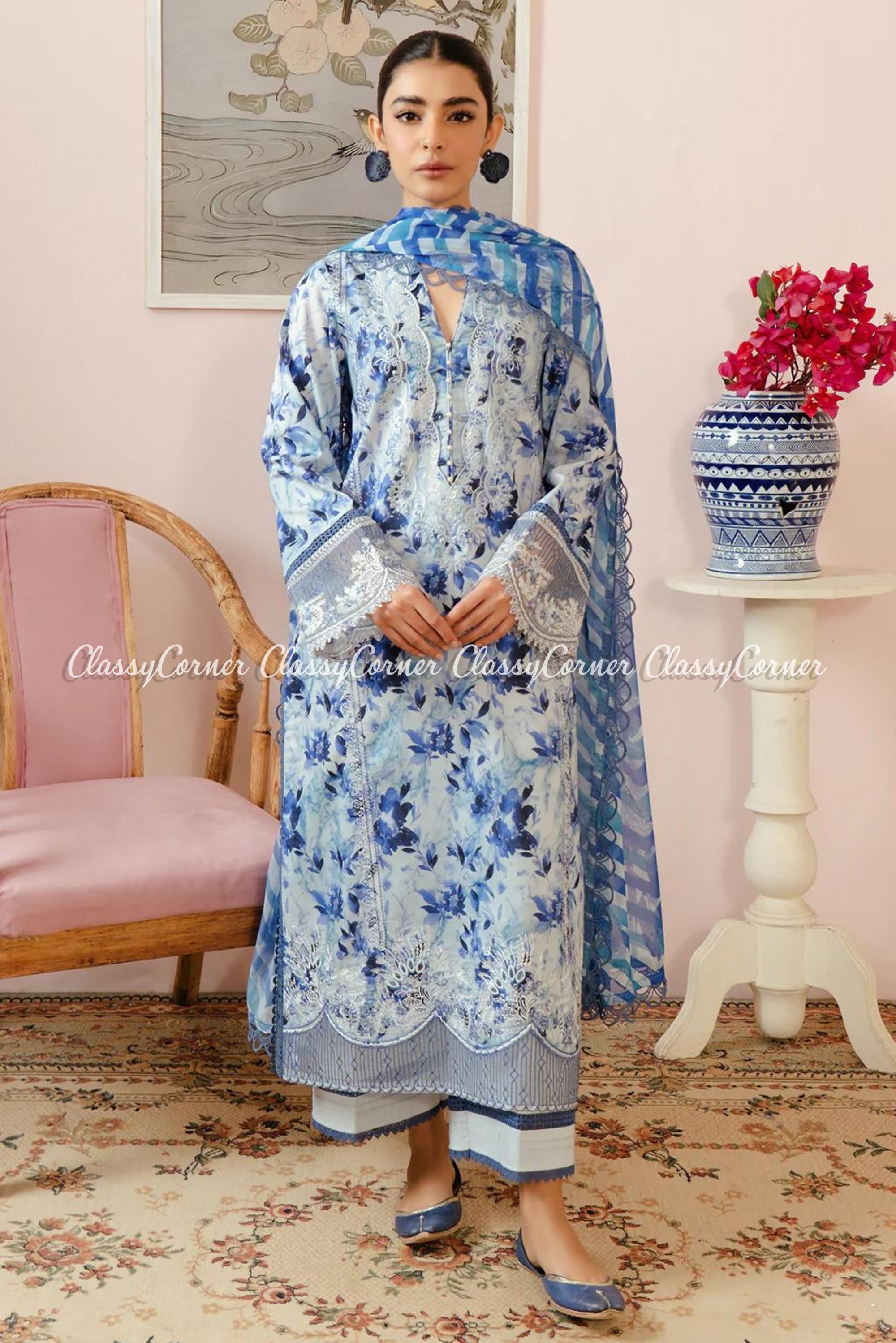 Pakistani Printed Lawn Suit