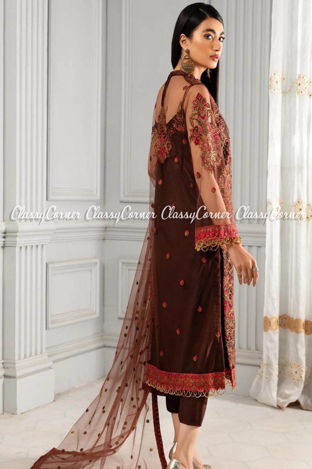 wedding guest outfits pakistani