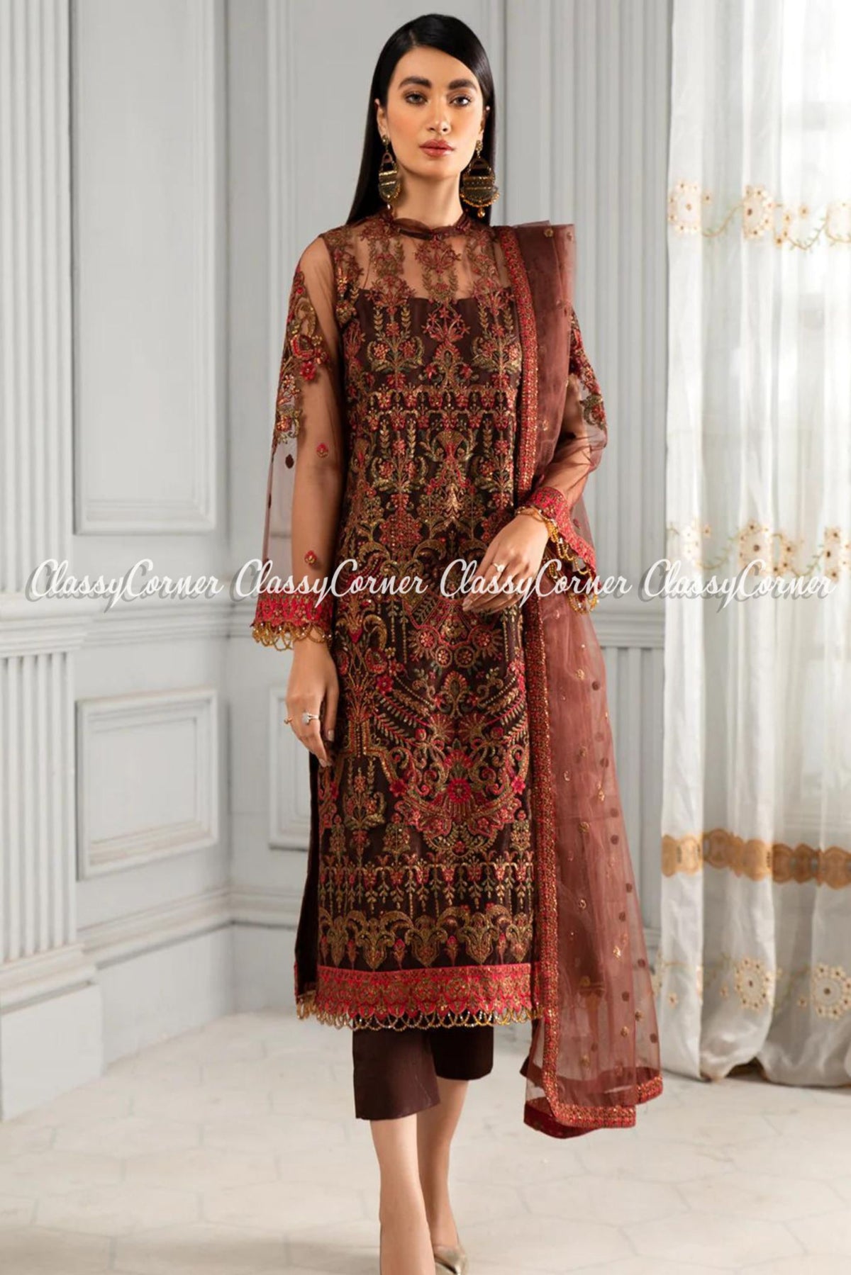 wedding guest outfits pakistani