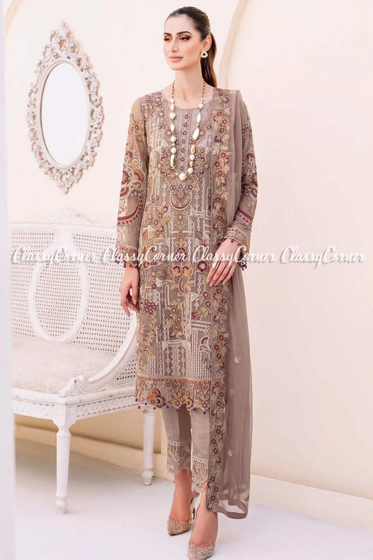 party dress for pakistani wedding