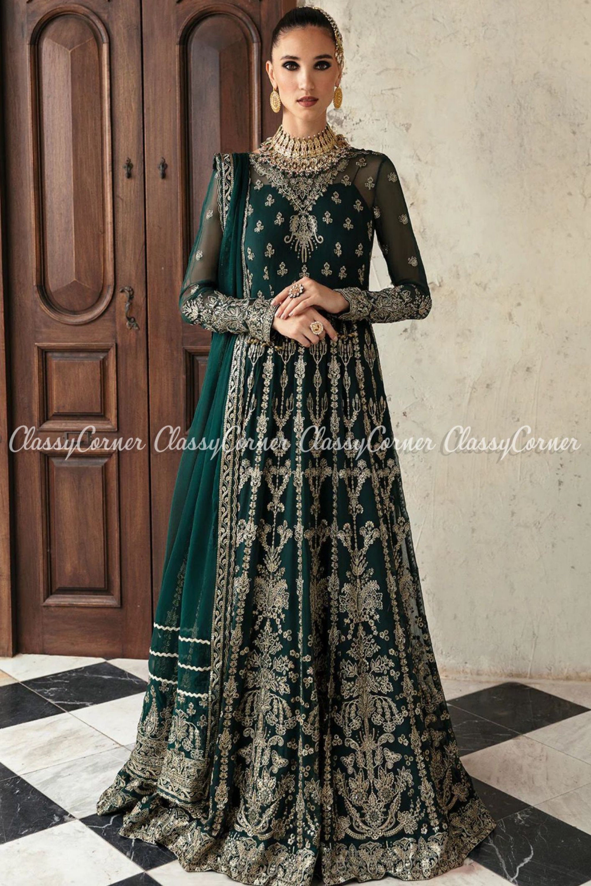 pakistani wedding gown