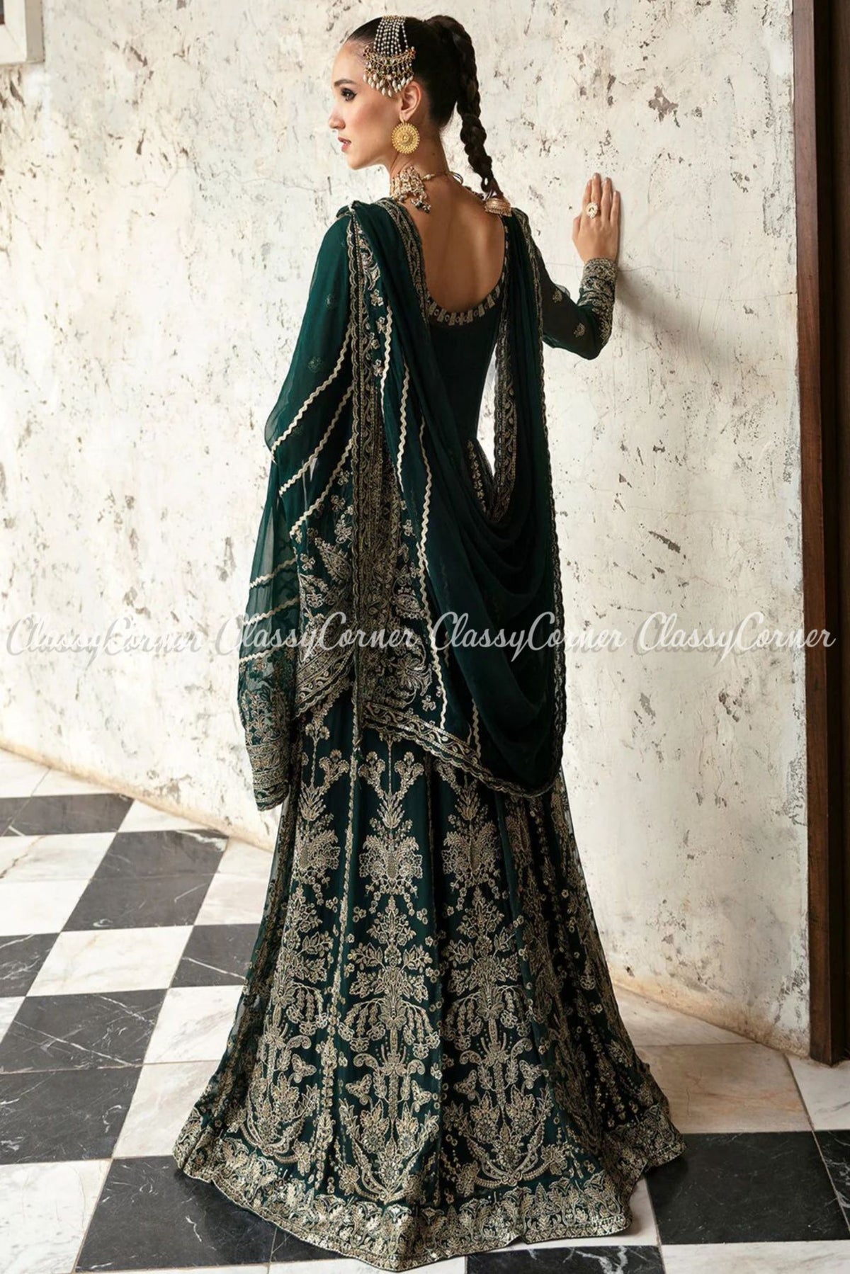 pakistani wedding gown