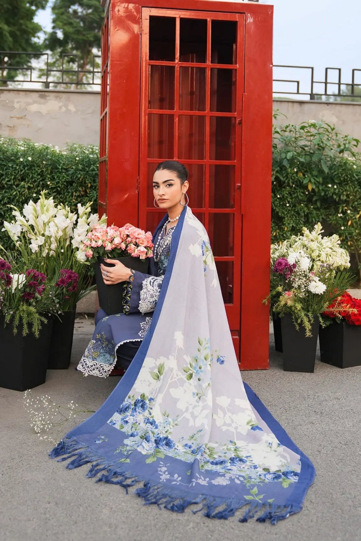 Denim Blue Formal Wear Outfit