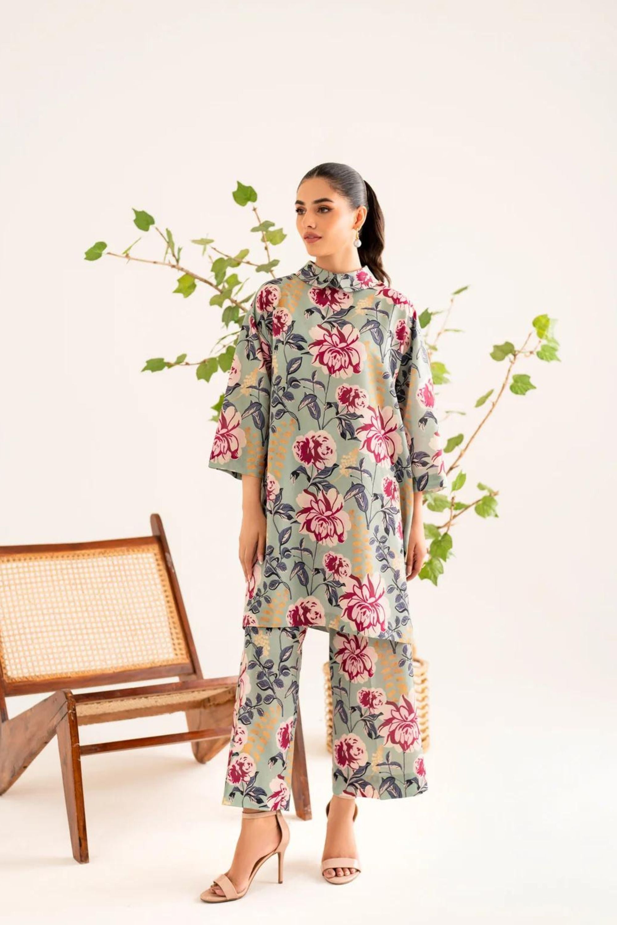 Women Readymade Lawn Co-ord Sets in Australia