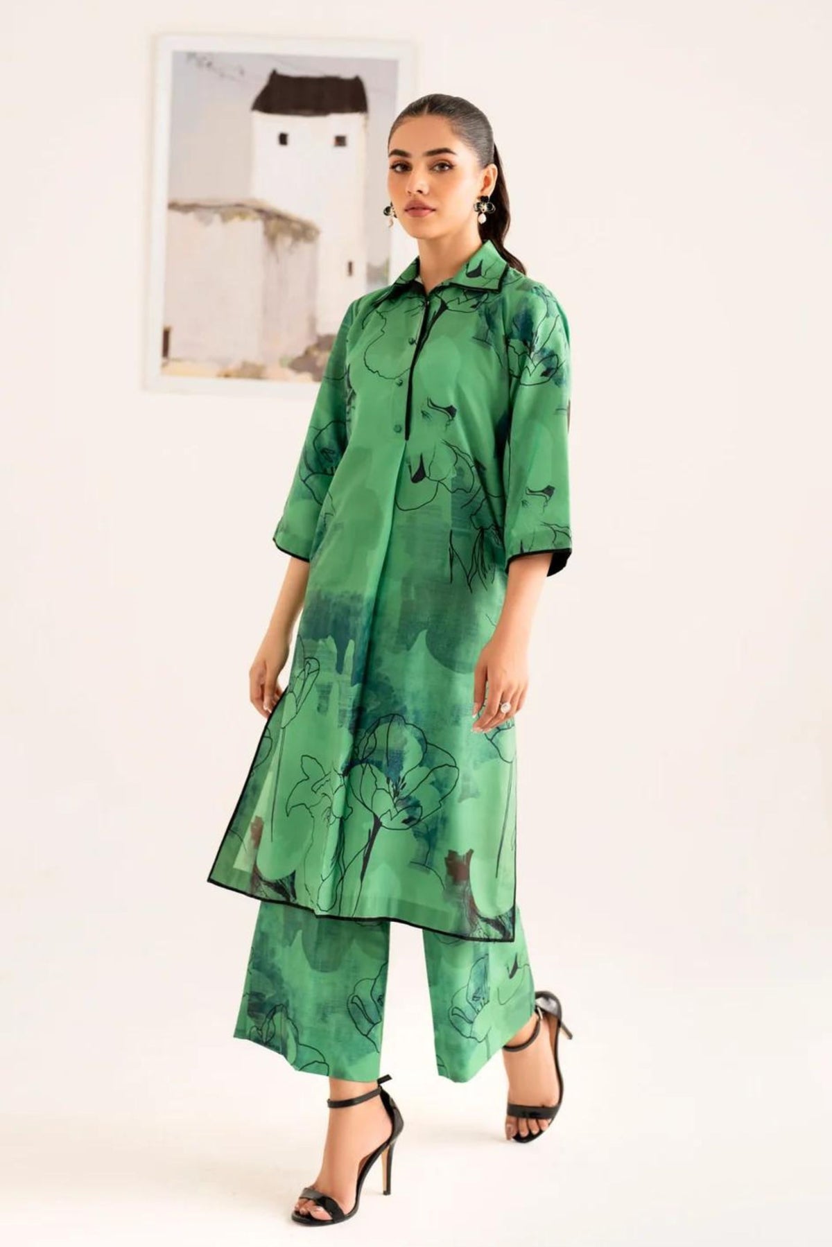 Women Readymade Lawn Co-ord Sets in Australia