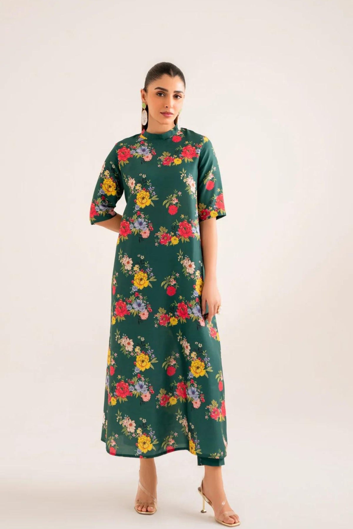 Pakistani Floral Readymade 2PC Suits