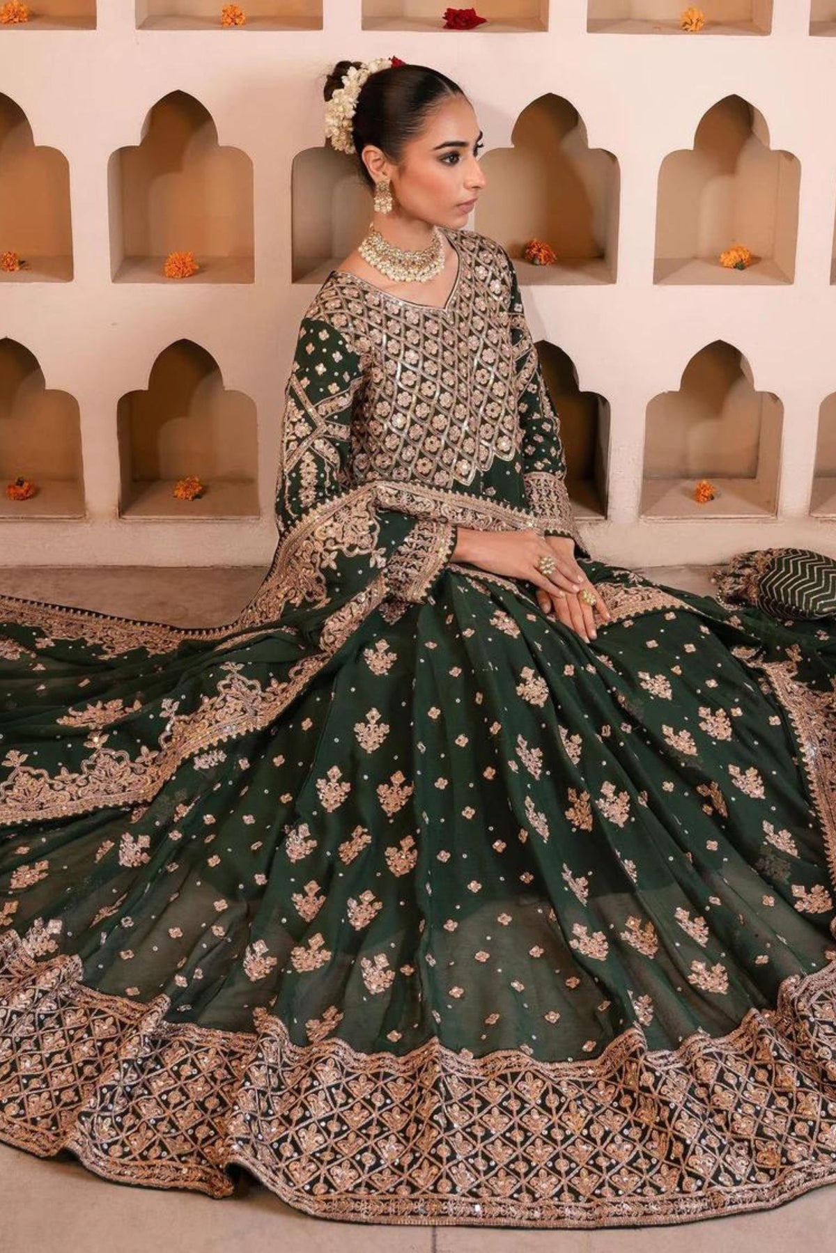 Pakistani Wedding Wear Gown Outfits