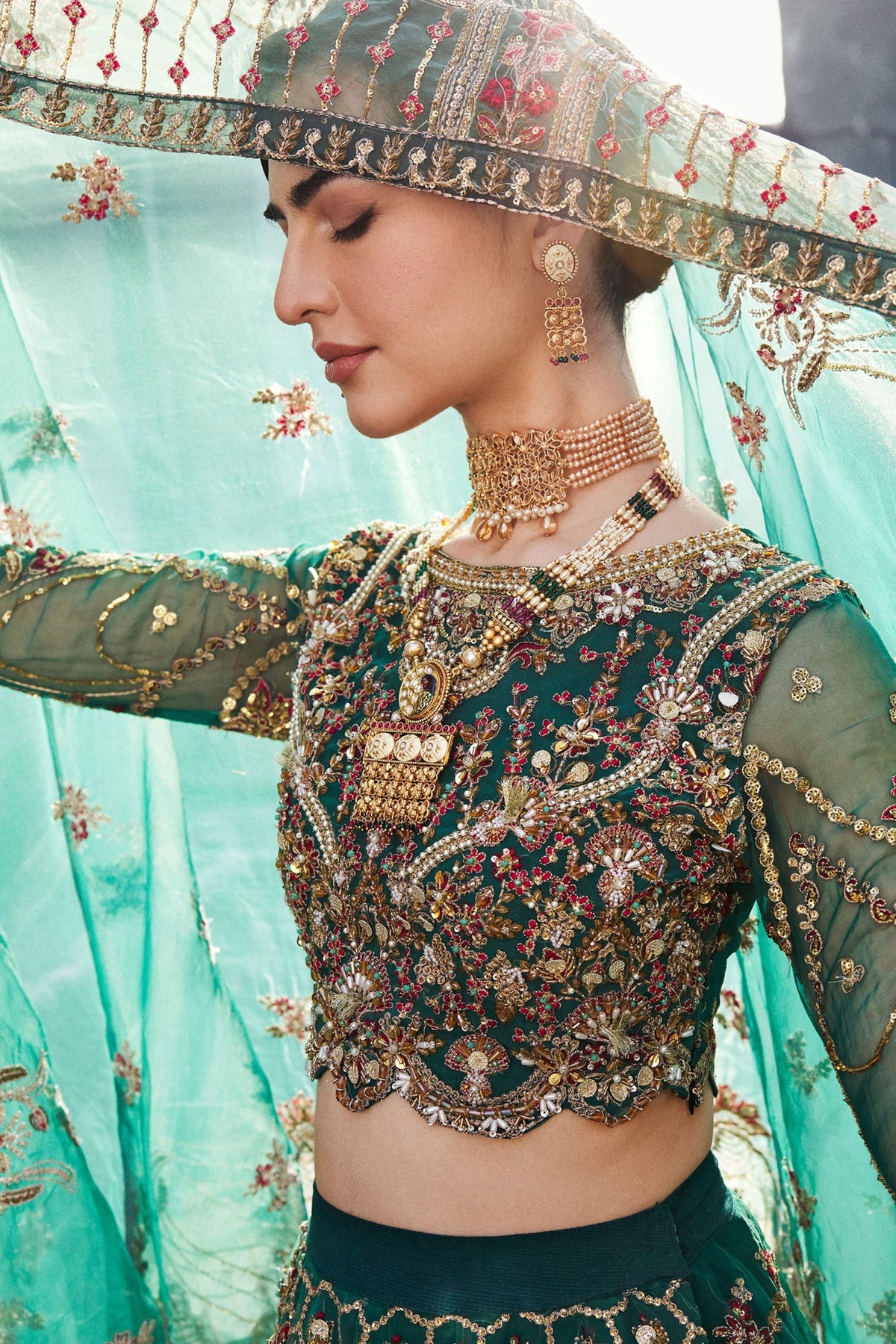 Pakistani Mehndi Night Outfit