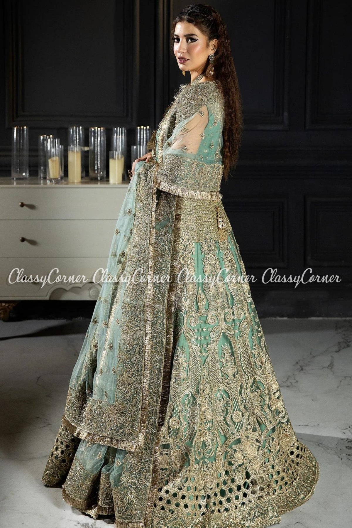 Pakistani wedding gowns for Brides