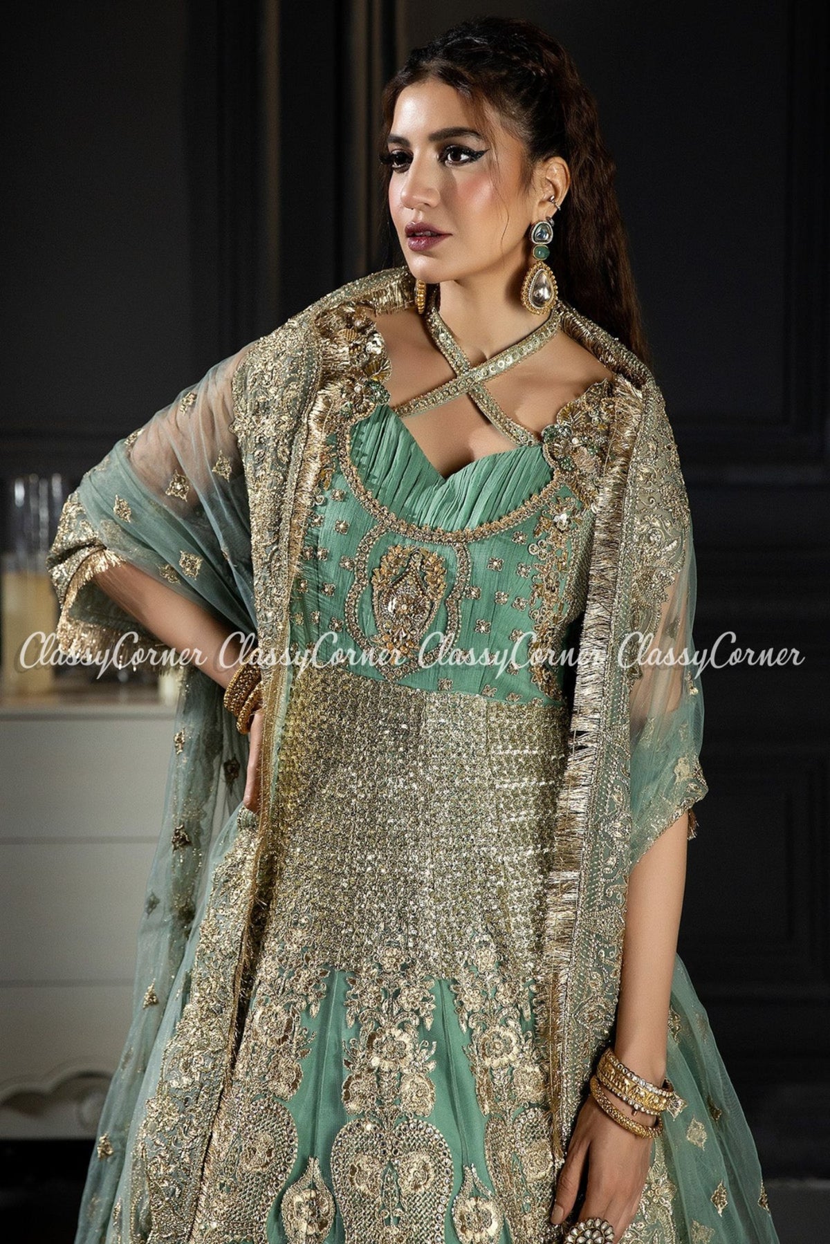 Pakistani wedding gowns for Brides