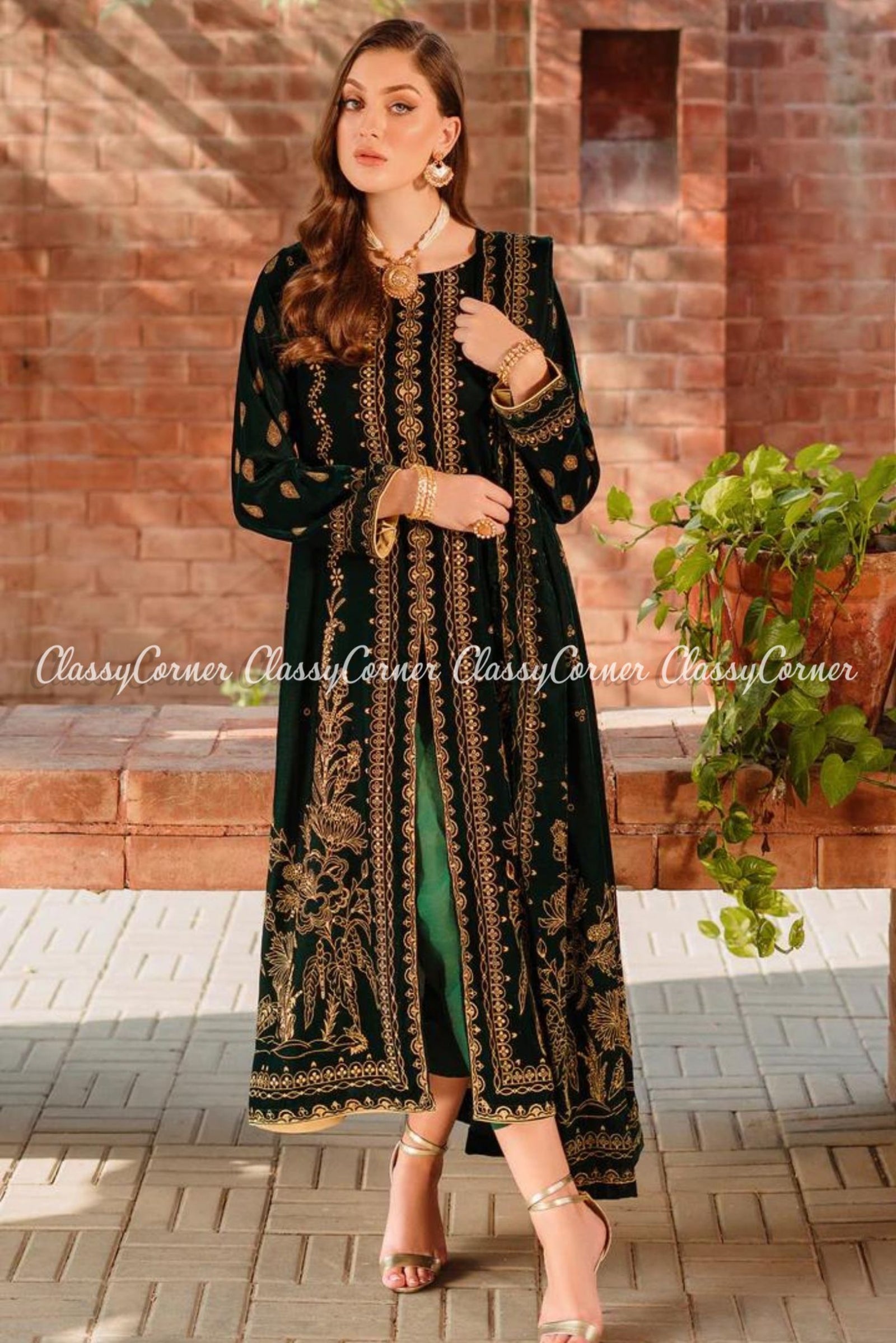 Green salwar 2025 suit online