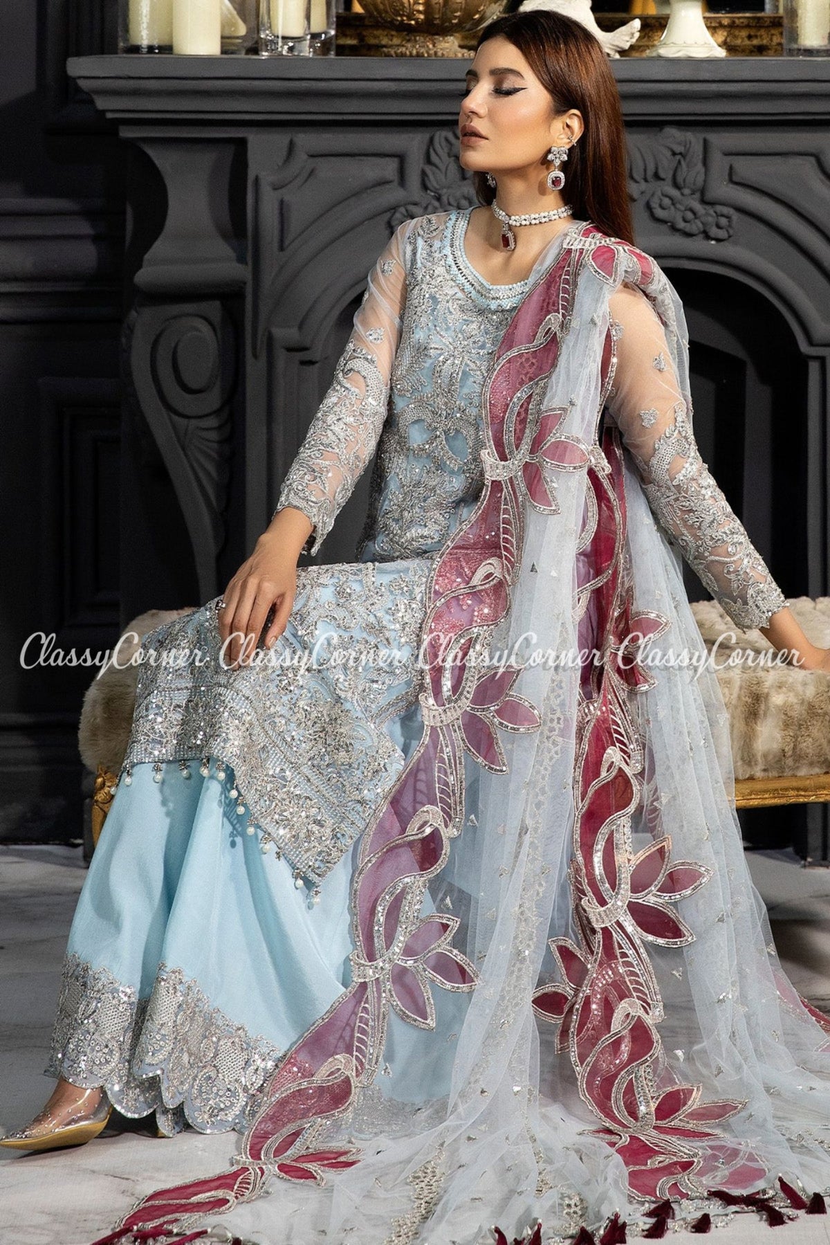 Pakistani wedding clothes for females