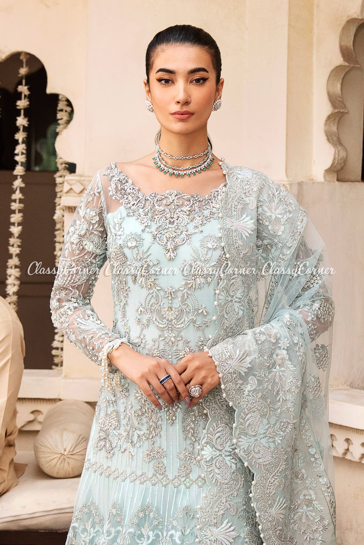 Pakistani wedding ensembles for females