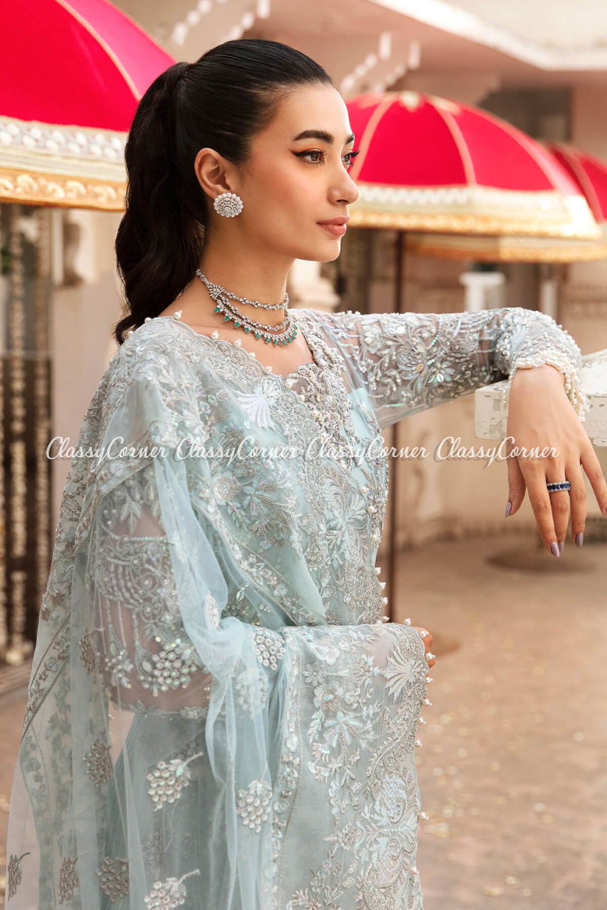 Pakistani wedding ensembles for females