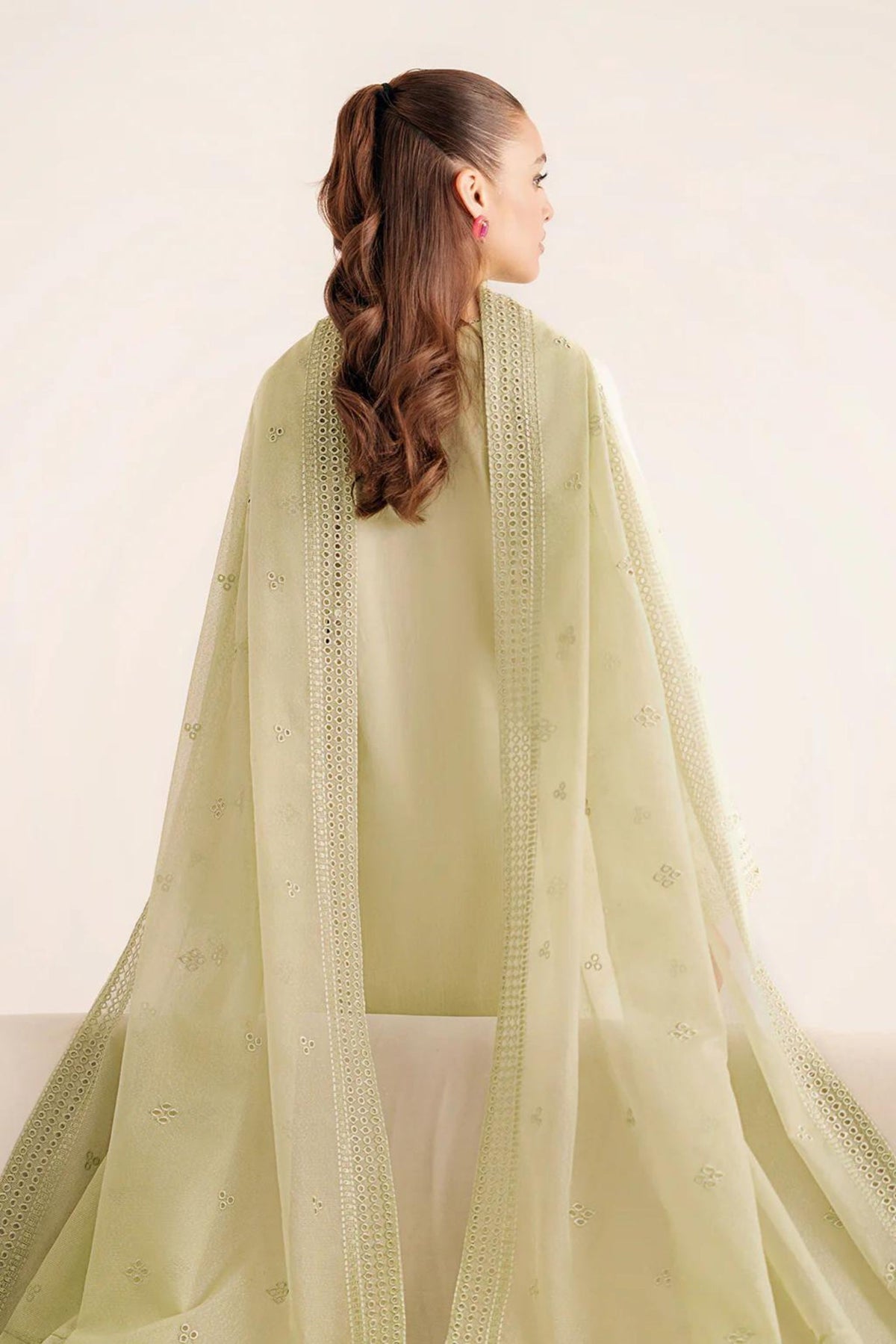 Light Green Lawn Salwar Kameez