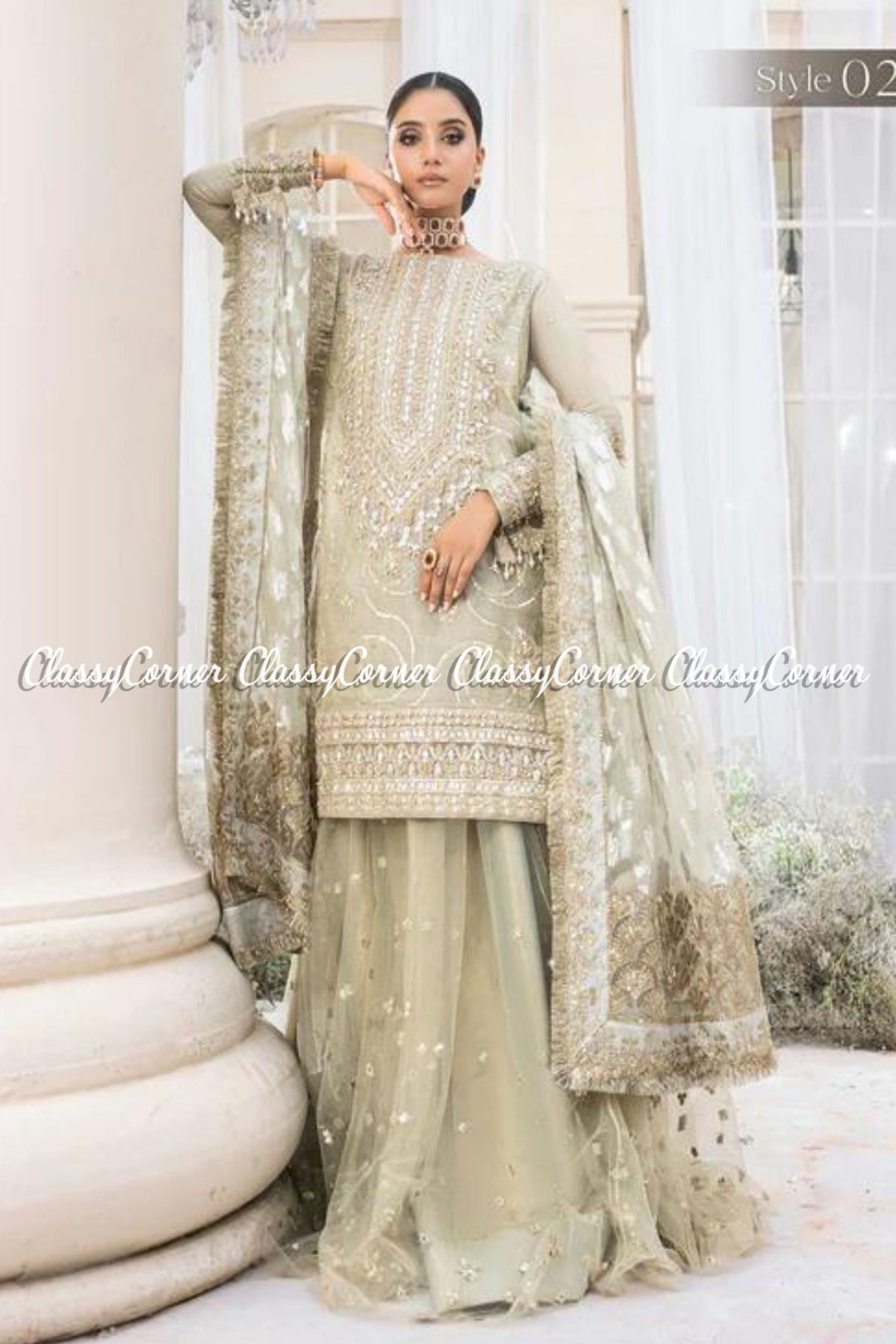 pakistani designer wedding outfits