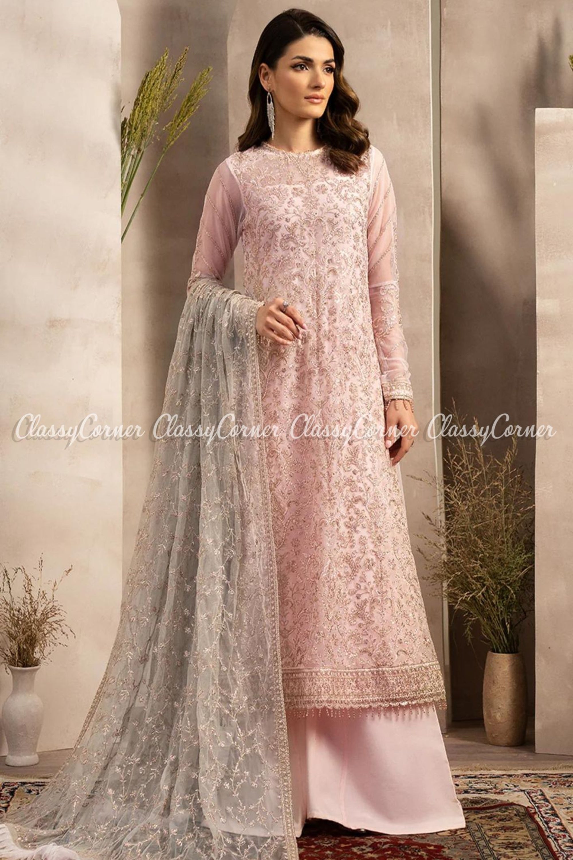 Pakistani wedding Sharara suits