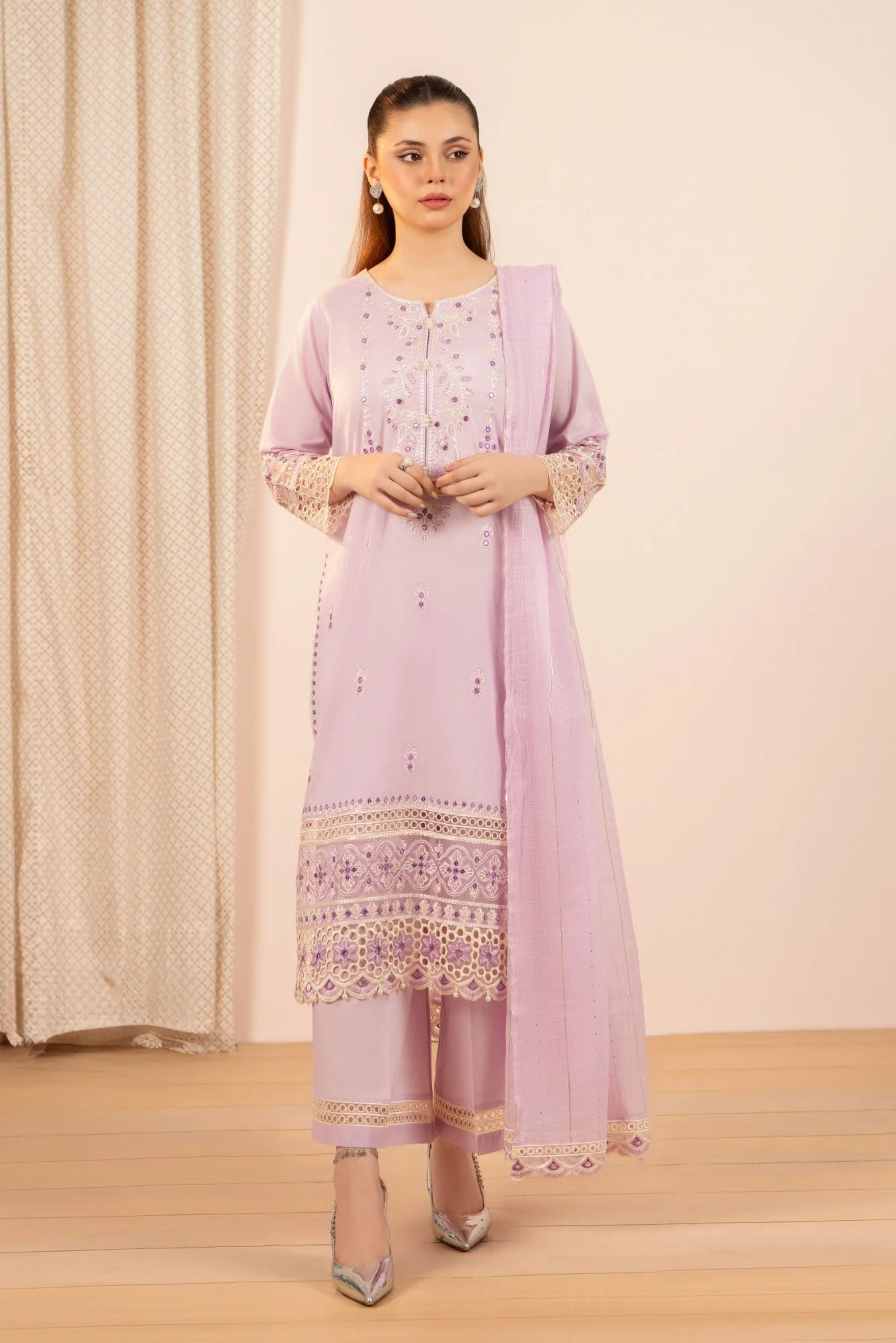 Pakistani Semi Formal Wear Salwar Kameez 