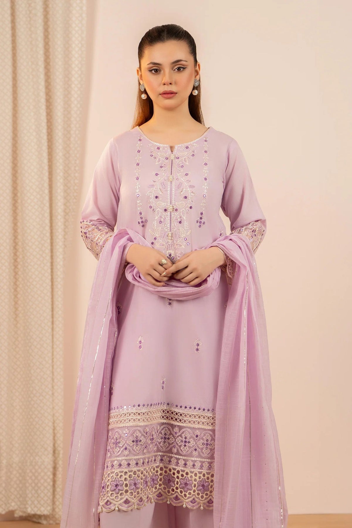 Pakistani Semi Formal Wear Salwar Kameez 