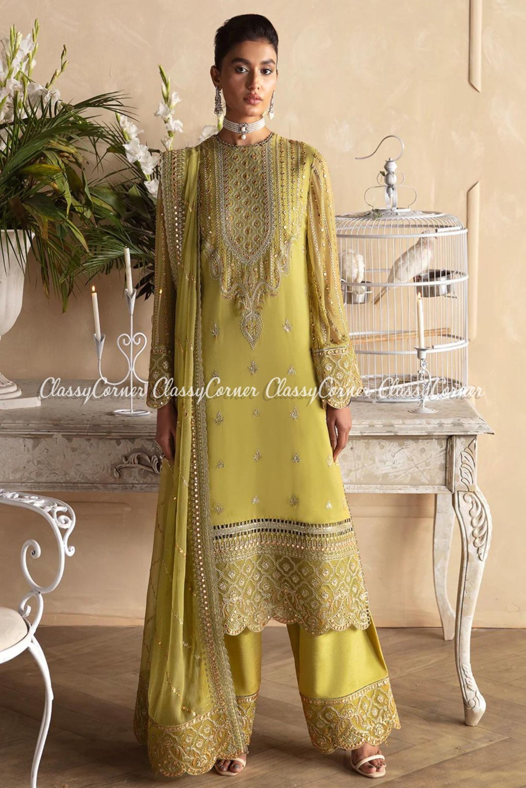 formal dress for pakistani wedding 