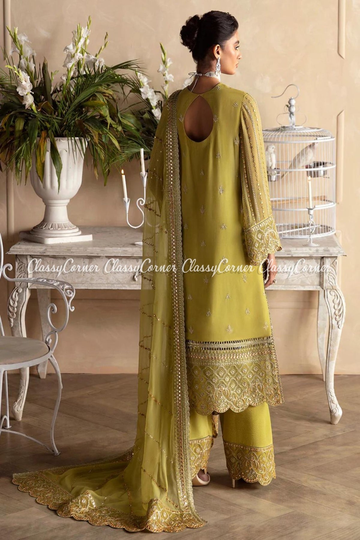 formal dress for pakistani wedding 